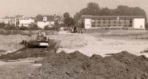 Bauarbeiten am Tauberstadion