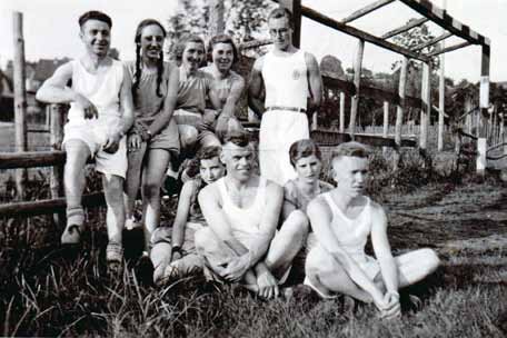Beim Turnfest in Altheim im Jahr 1936