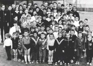 Die Fechtabteilung im Jahr 1965