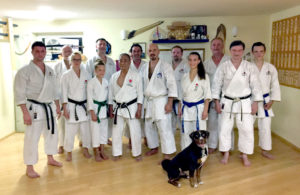 Nach dem schweißtreibenden Training im Tatsu-no-Miya