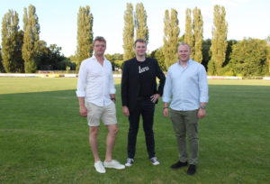 Bild zeitgt den neuen Vorstand von links Thomas Nuss, Alexander Geuking und Niklas Uftring